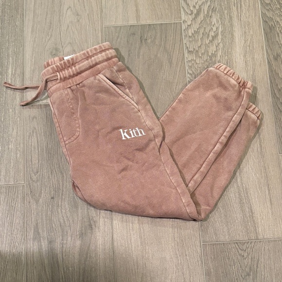 Kith Kids Pink Jogger Pants Size 4/5 - Picture 1 of 5